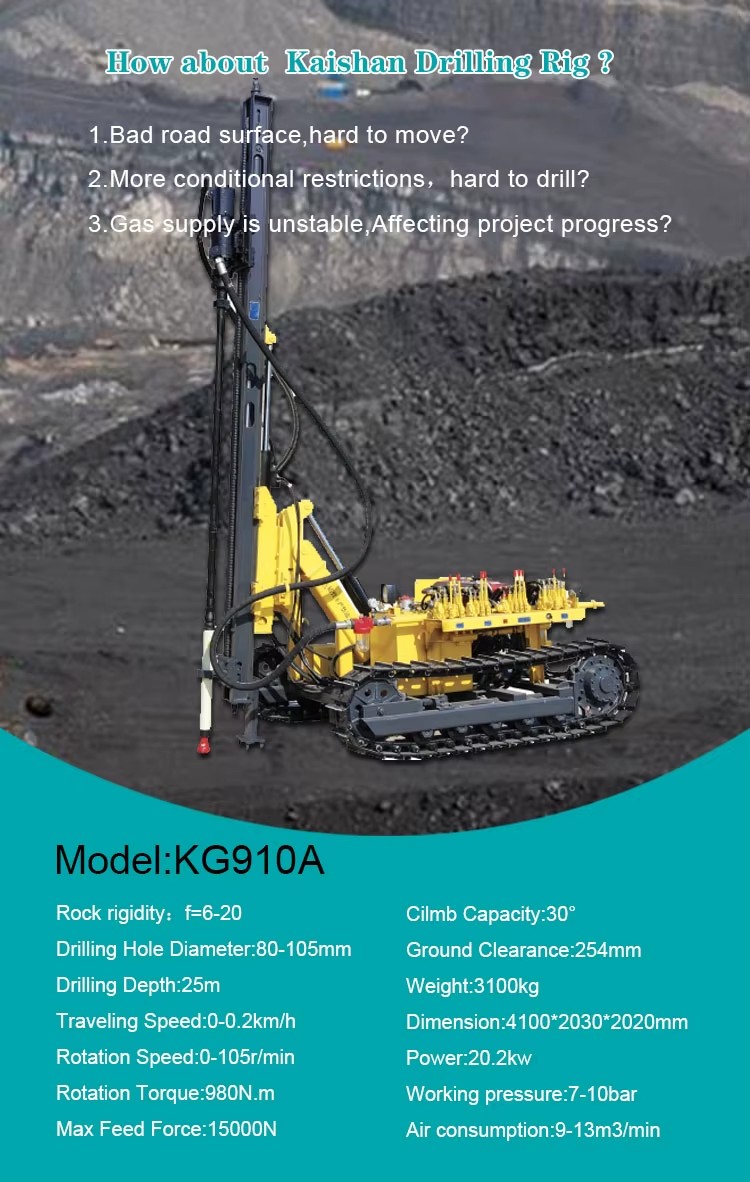 Hydraulic Ground Borehole Gold Core Drilling Rig Mining Machine Used in Hard Rock