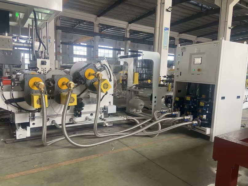 PET Sheet Extrusion Machine Without Crystallization Dryer Suitable for Flake Recycle Material