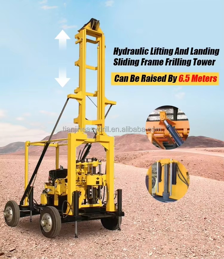New Design Easy Drill XY-2B Mine Geotechnical Diamond Core Drilling Rig Water Well Drilling Machine Forging Stainless Steel