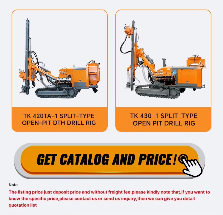 ZEGA Crawler Mine Surface Diesel-Powered Automatic DTH Drill Rig with Gearbox & Engine for Rock Stone Hole Drilling Max.30m