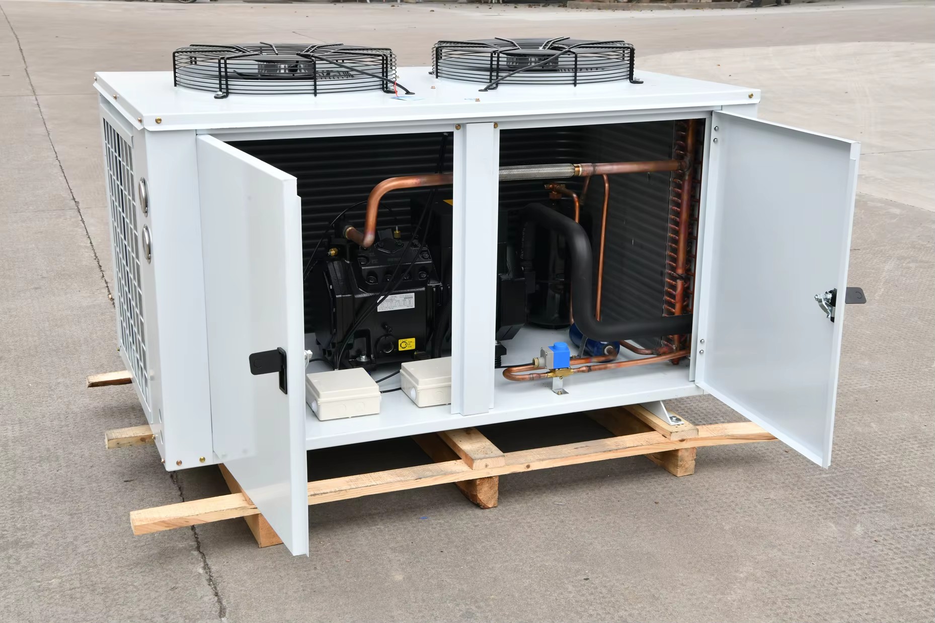 Top Sale Guaranteed Quality Factory Supply Attractive Price FNU Series Air Cooled Condenser Unit Copeland Scroll Energy Saving