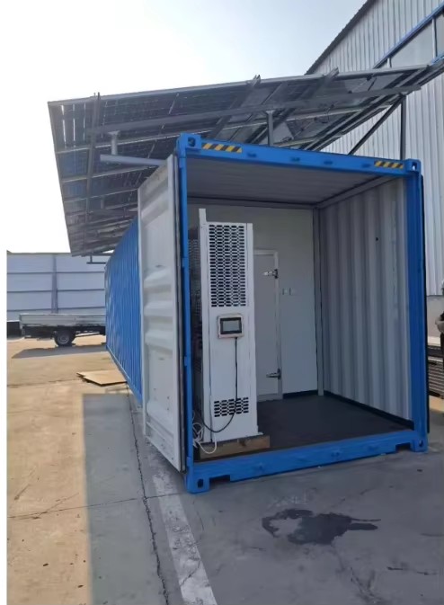 Off Grid Solar PV Powered 40ft Container Freezer Energy Saving Solar Cold Storage for Remote Farm Meat Fruit Warehouse