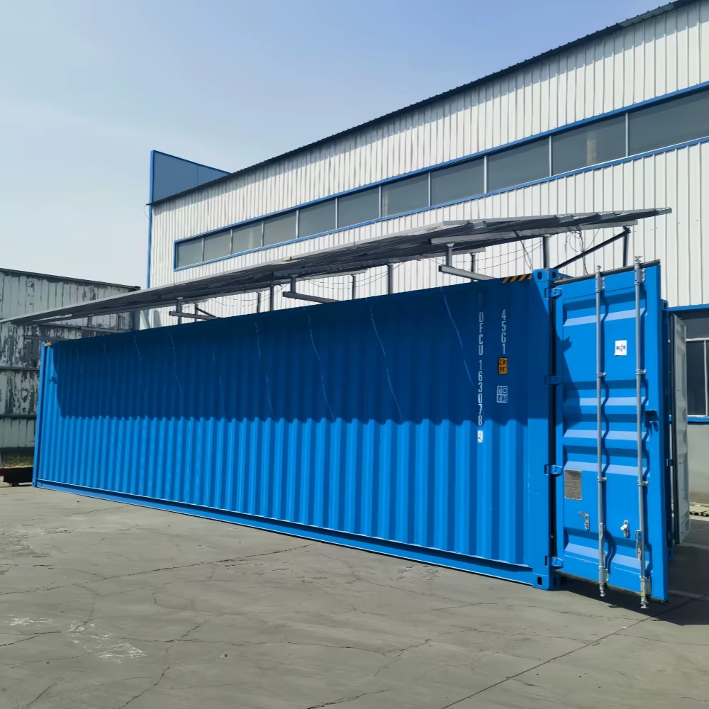 Off Grid Container Cold Storage Room 20ft 40ft Solar Powered Cold Room Complete Solar Panel & Battery System for Meat & Seafood