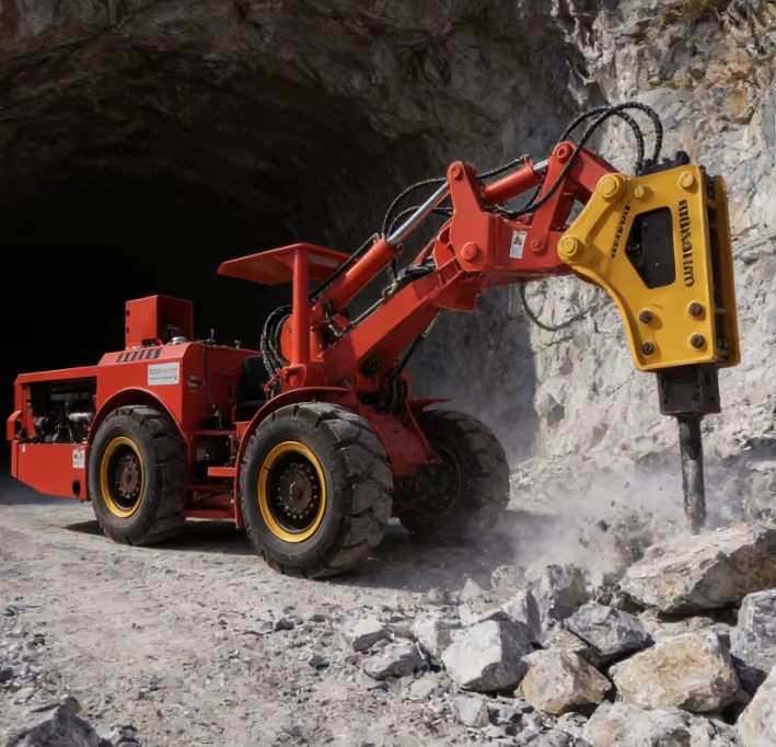 Tuoxing TP-8 52kw Energy-Saving Rock Crusher with Free Parts Replacement & Online Support for Hard Rock Tunneling Rock Breaker