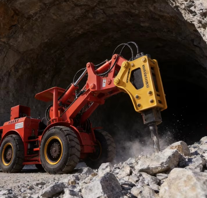 Tuoxing TP-8 52kw Energy-Saving Rock Crusher with Free Parts Replacement & Online Support for Hard Rock Tunneling Rock Breaker