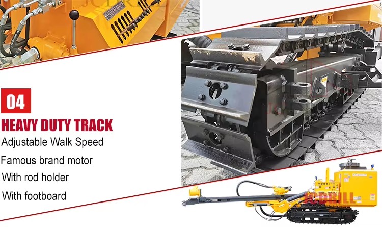 Heavy Duty Crawler Mounted Hydraulic DTH Rock Blasting Quarry and Mining Drilling Rig Machine for Sales