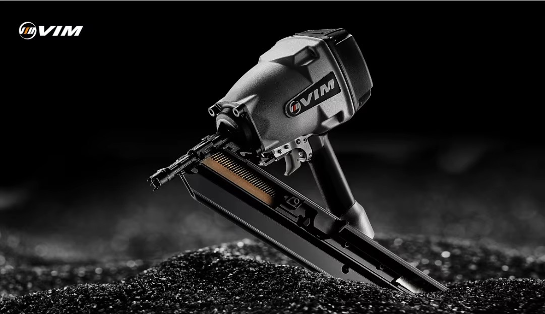 T1664A Industrial Pneumatic Finish Nailer 16GA High Grade with Efficient Power Source 100 Pcs Capacity 1 Year Warranty