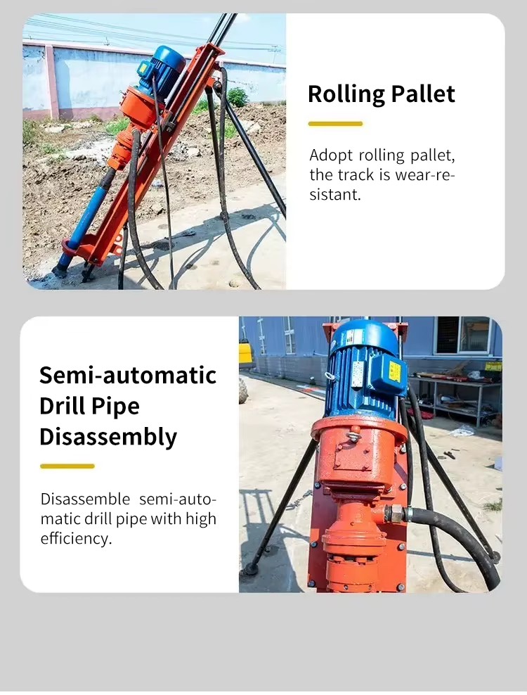 Mining Equipment Reliable Stand Used 30m Mini DTH Drilling Rig with air Compressor for Tough Conditions