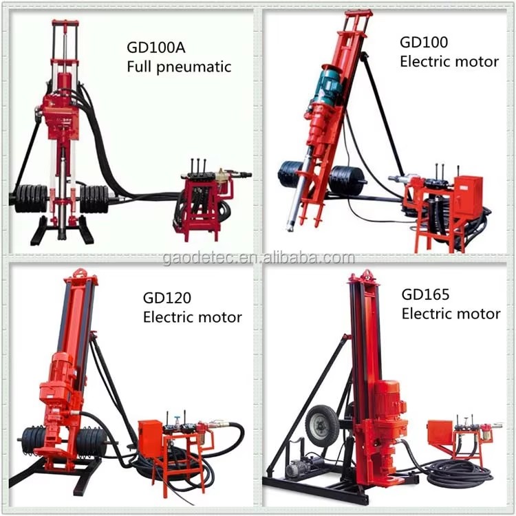 Mini Portable Electric DTH Rock Mine+drill+rig for Gold Mine