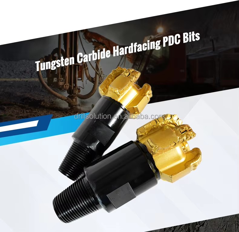 Tungsten Carbide Hardfacing PDC Bits for Water Well Mining Geological Drilling Drilling Equipment Forging High Wear Resistance