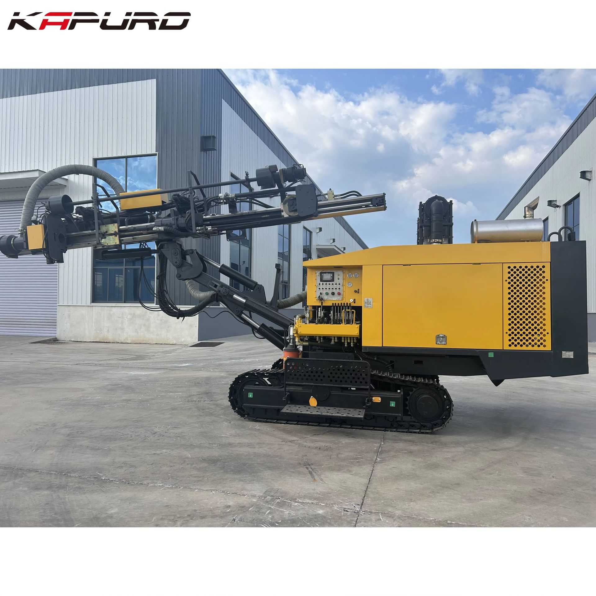 Hydraulic DTH Drilling Rig 90-138mm for Mining Quarry Ore Exploration 176kW Diesel Crawler Drill