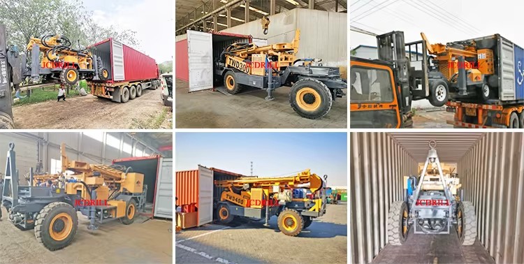 TWD150 Trailer Mounted Hydraulic Rotary Water Well Drilling Rig for Shallow Boreholes and Farm Irrigation