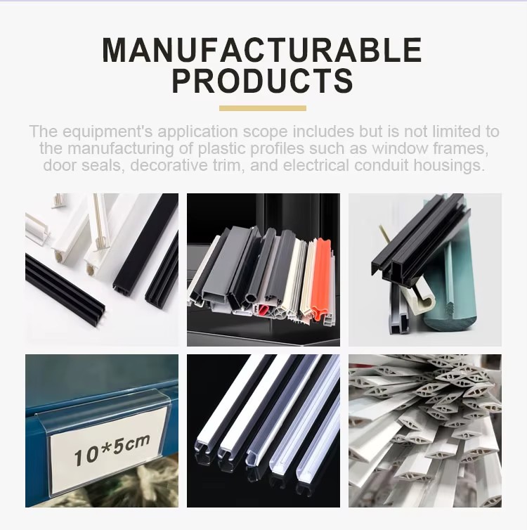 PVC PP PE PET PU Soft Sealing Strip Straw Tape Single Screw Motor Extruder Equipment Making Machine Line