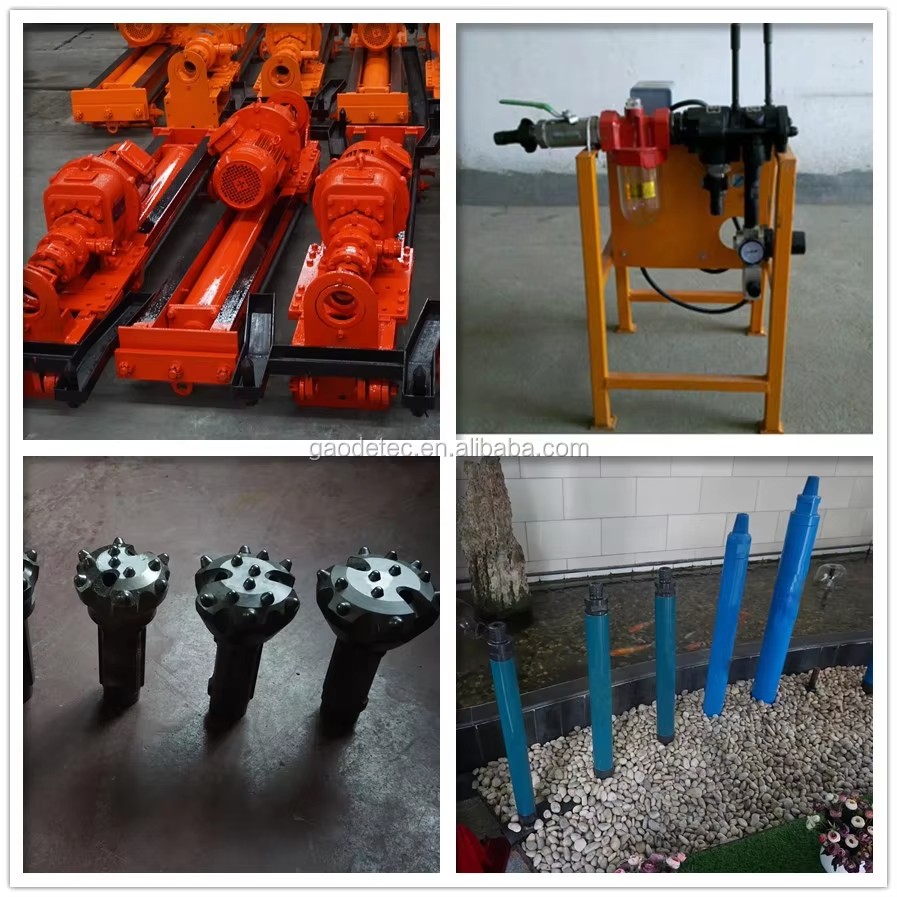 Small Portable Pneumatic Gold Mining Borehole Drill Rig Machinery for Drilling