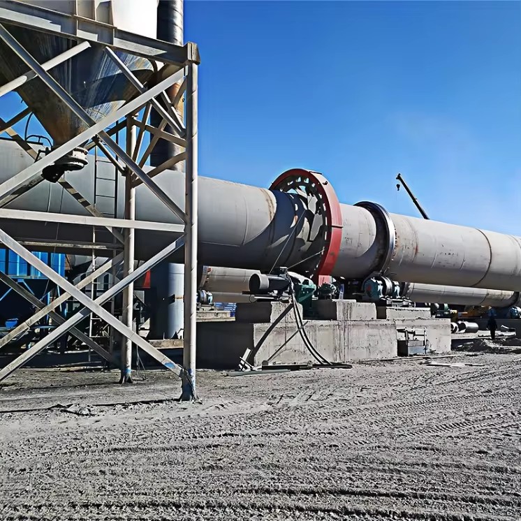 Small Rotary Kiln Sale Natural Gas Rotary Kiln Catalyst Direct Fired Continuous Rotary Kiln 100 TPD