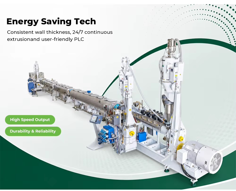 Multi-layer Hdpe Pipe Machine 20-110mm Bearing-equipped Extrusion Line Multilayer Pp Pipe Extrusion Line