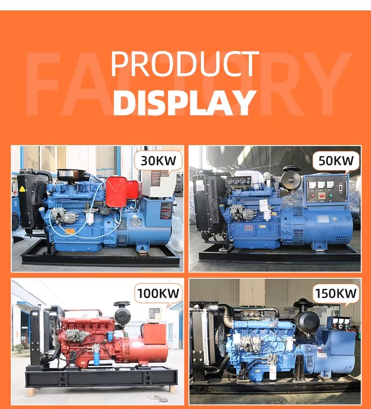 High Performance Stable Generator Set for Power Supply and Daily Emergency Electricity Use