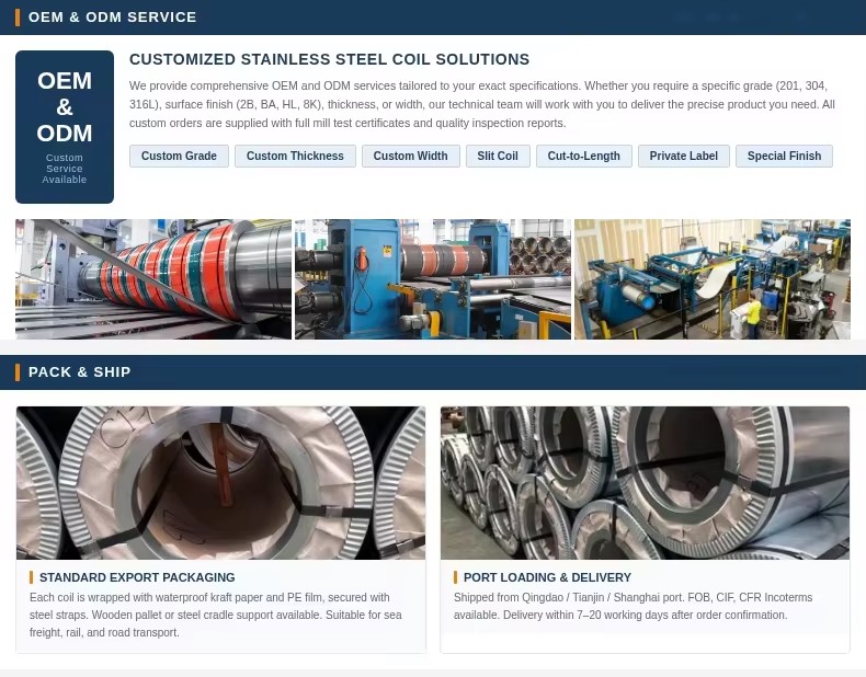 Best Discount Price Stainless Steel 201 304 316 316l 430 Coil Ss 304 Stainless Steel Coil Cold Roll