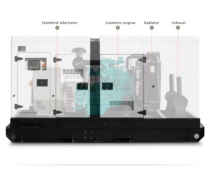 Three Phase Electricity Generator 100KW 200KW 300KW 400KW Silent diesel Generator Price