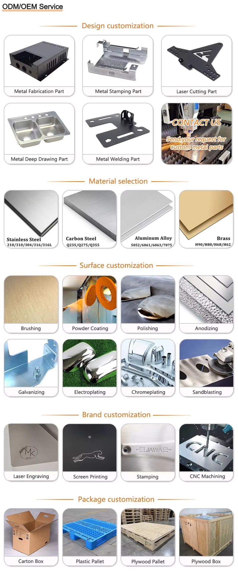 YW Hardware Custom Sheet Metal Deep Drawing Stainless Steel Aluminum Pan Sleeve Shell Cup Metal Stamping Parts Tray Box