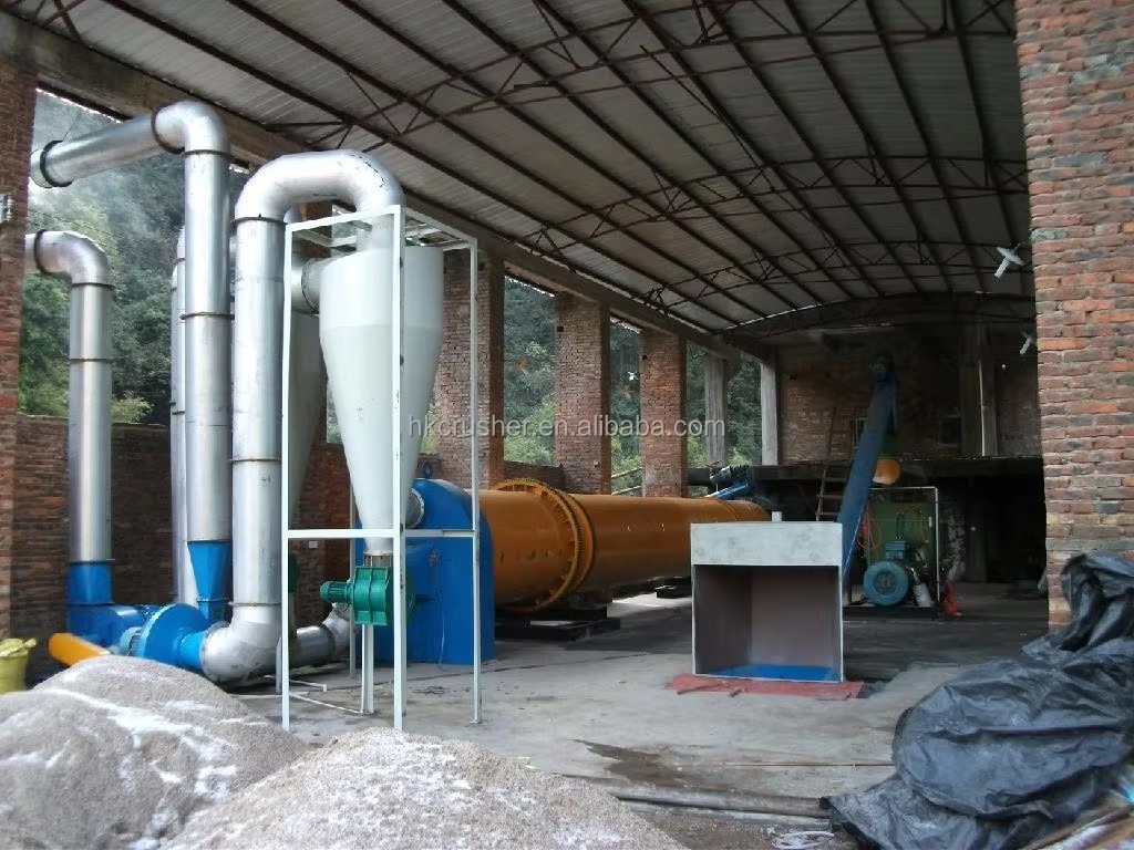 Energy-saving 0.5-40 Tph Sawdust Drying Equipment Single Drum Sawdust Dryer Sawdust Drum Dryer
