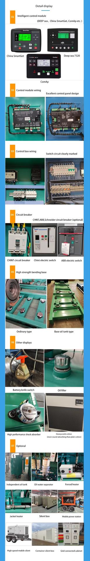 Generators Open Type 500kW 500 kW Diesel Electricity Generators Diesel Genset