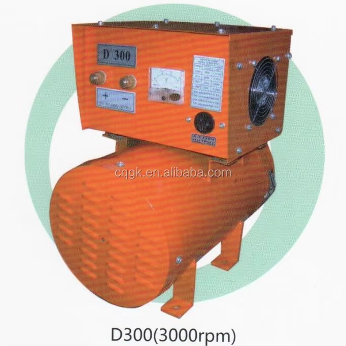 1.5KW AC Single Phase Electricity Generator & DC Welding Dual-Purpose Machine 250A/300A/400A Alternator 10KW 50Hz