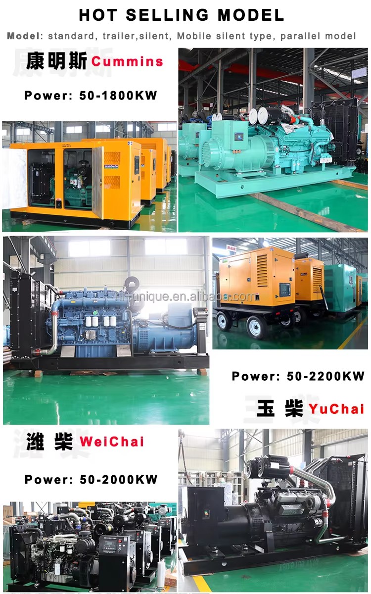 Factory Direct 20KW 30KW diesel Generator Set Single 3 Phase Electricity Free Energy Silent Diesel Generator 50-100KW
