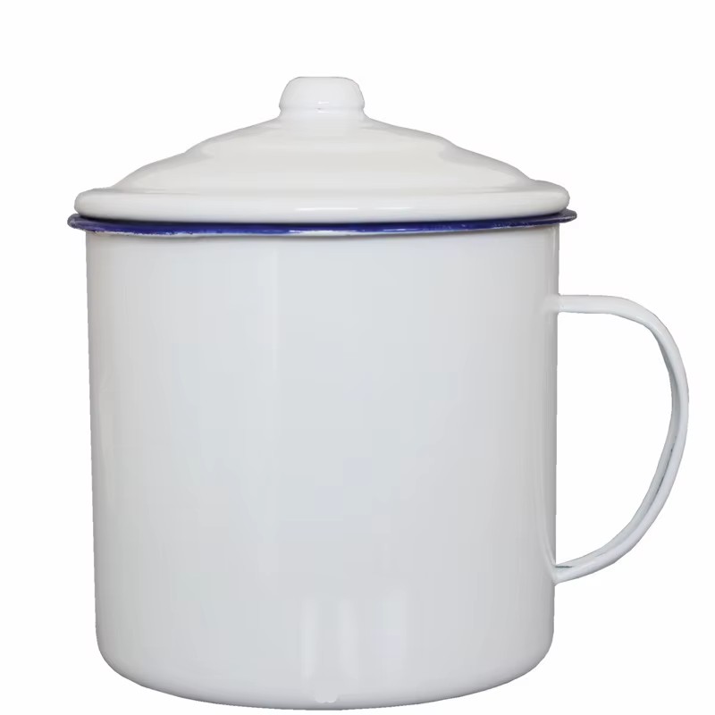 2021 Christmas Cups Stainless Steel Cup Enamel Mug Custom Design Small Moq Iron Vintage Camp Printed 500ml 750ml 16oz 360ml 1000