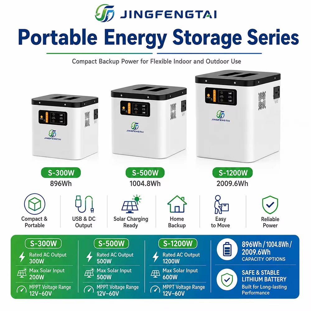 Heavy-Duty 1200W AC Pure Sine Wave Solar Hybrid Grid Generator Station 2009Wh LiFePO4 Battery Backup Power for Work Site Camping