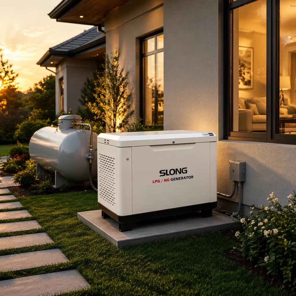 SLONG BRAND Silent Residential Standby Gas Power Generator