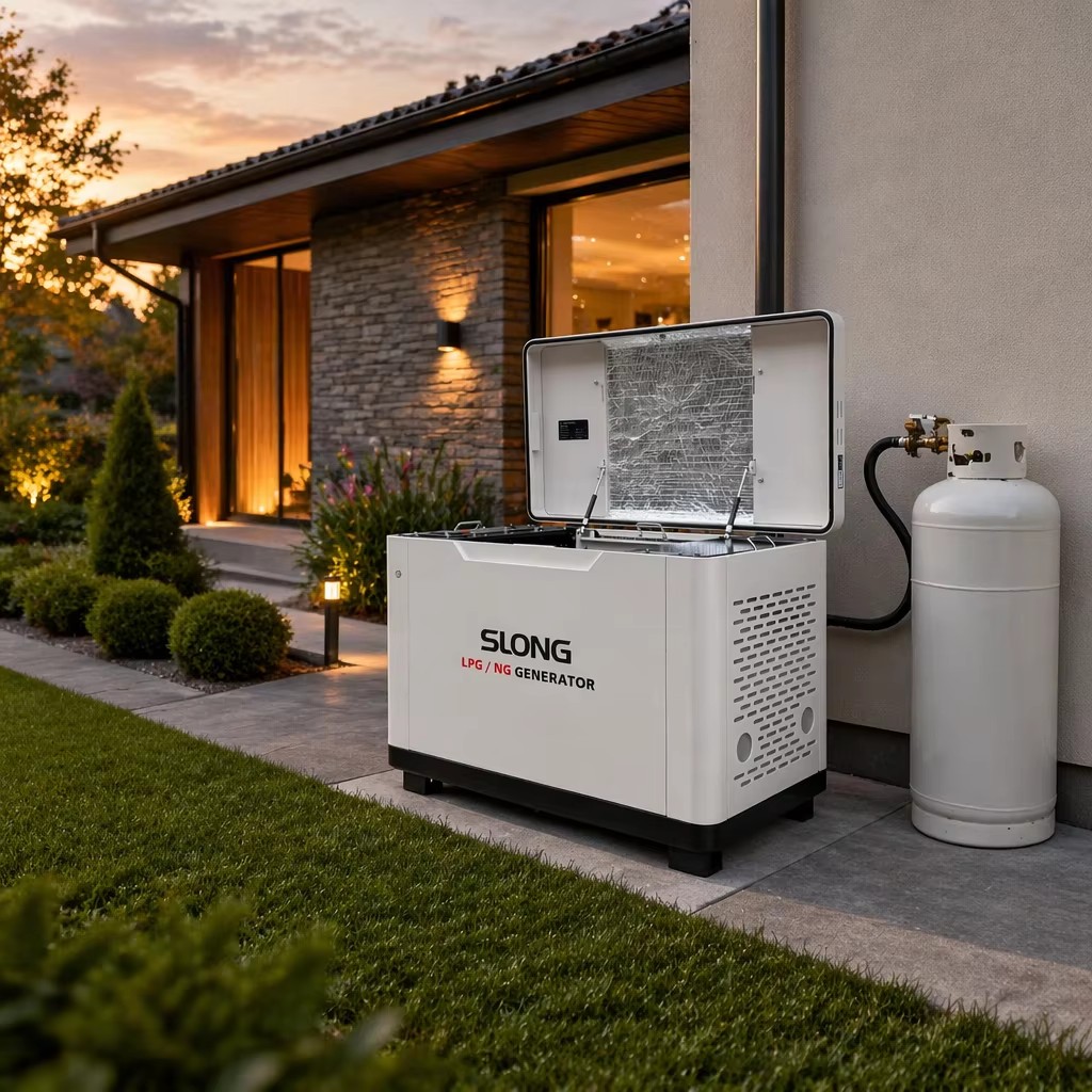SLONG BRAND Silent Residential Standby Gas Power Generator