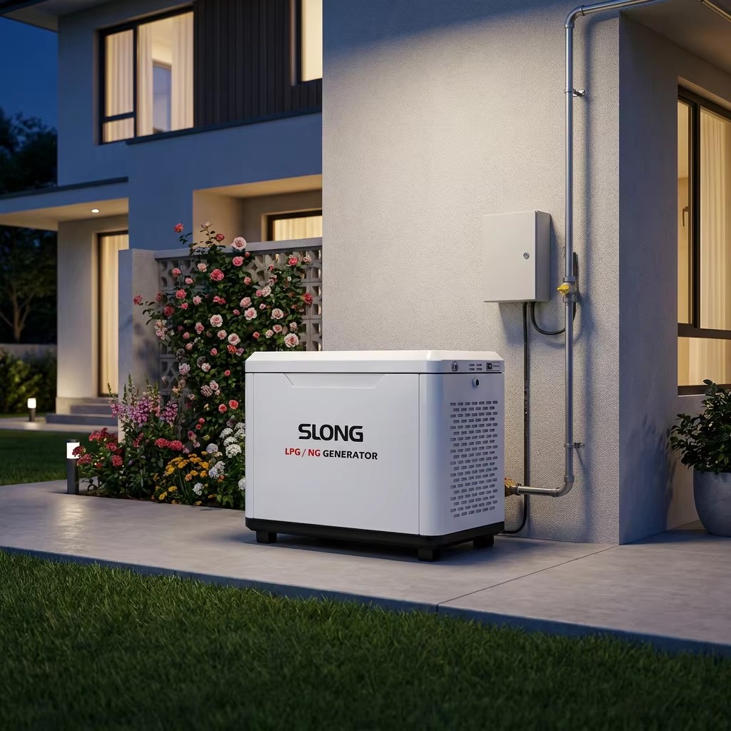 SLONG BRAND Silent Residential Standby Gas Power Generator