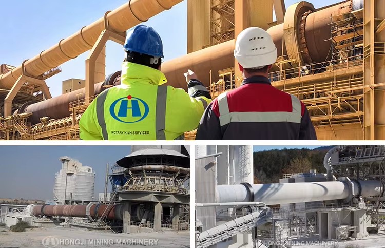 Cement Rotary Kiln 300-6000 Tpd Bearing Gearbox Engine High Capacity Energy Saving Calcination Equipment