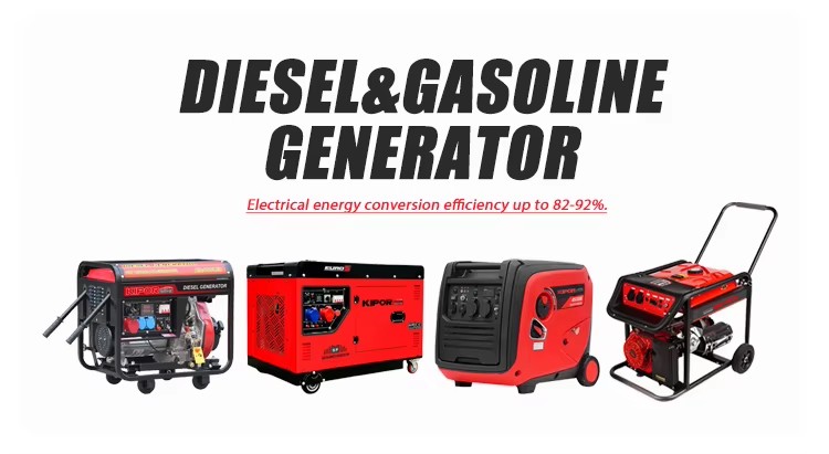 6.5KW Home Gasoline Generator Efficient Petrol Electricity Generator for Home Use on Sale
