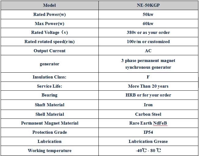 Alternative Energy Generators 20kw 30kw 50kw 100kw Water Turbine Permanent Magnet Generator