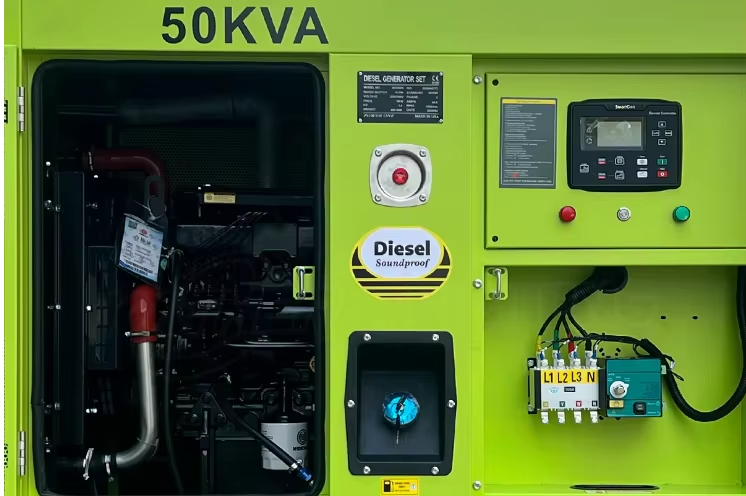 50/60Hz Soundproof Silent Diesel Generators Set Powered by Weicha 30/35/40/50/60/80/100KVA Backup Diesel Genset Planta Electrica