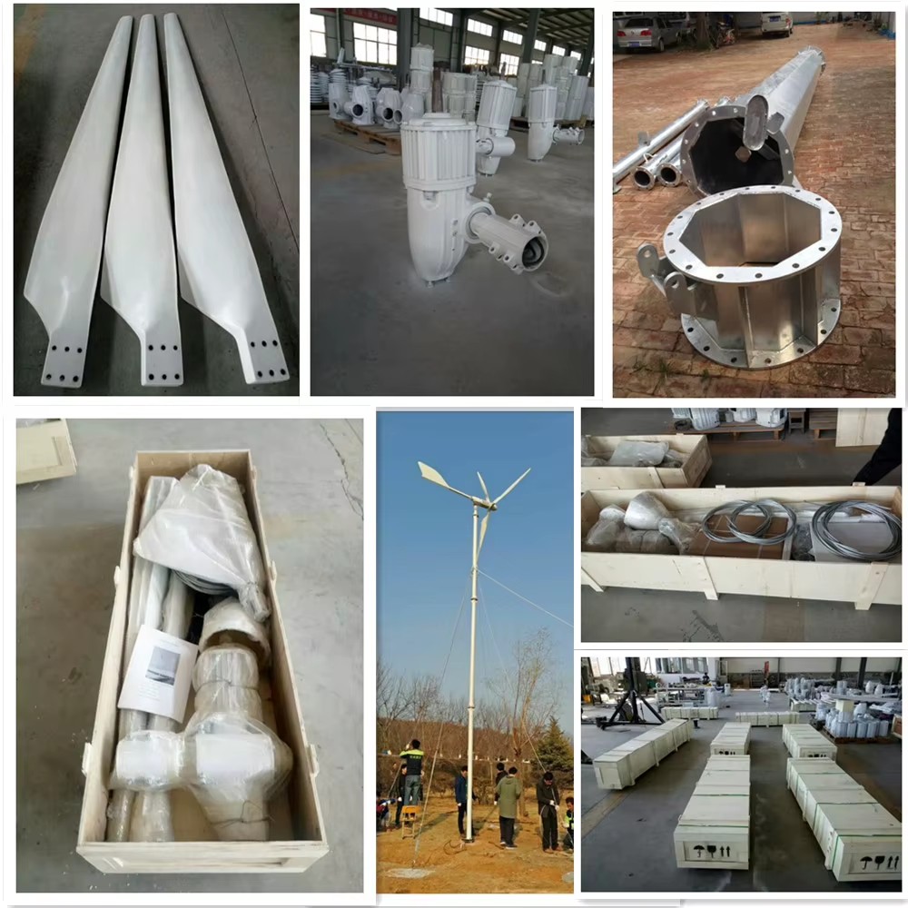 Electricity Generator Wind Solar Hybrid Power System 1KW 5KW 10KW for Home