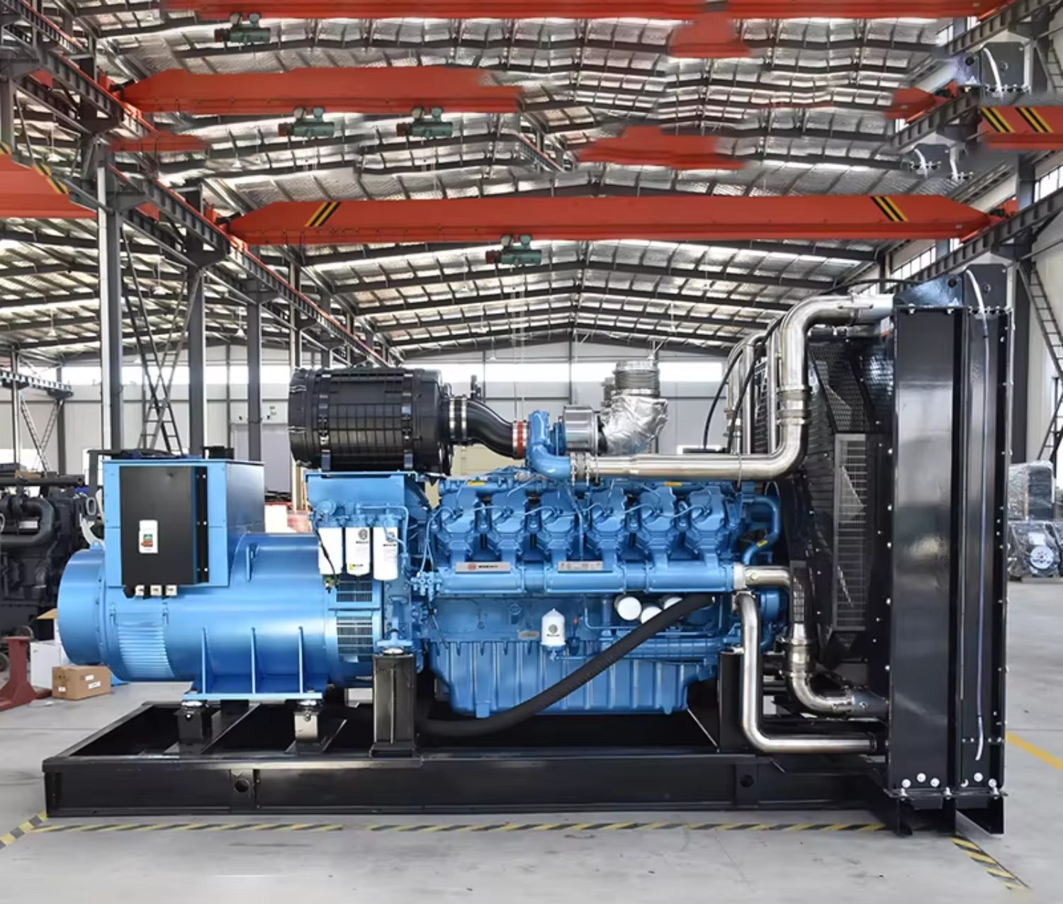 CE ISO Heavy Duty 750kVA Weichai Diesel Generator Set Silent Type Open Frame 600kW Industrial Generator Standby Power Supply ATS