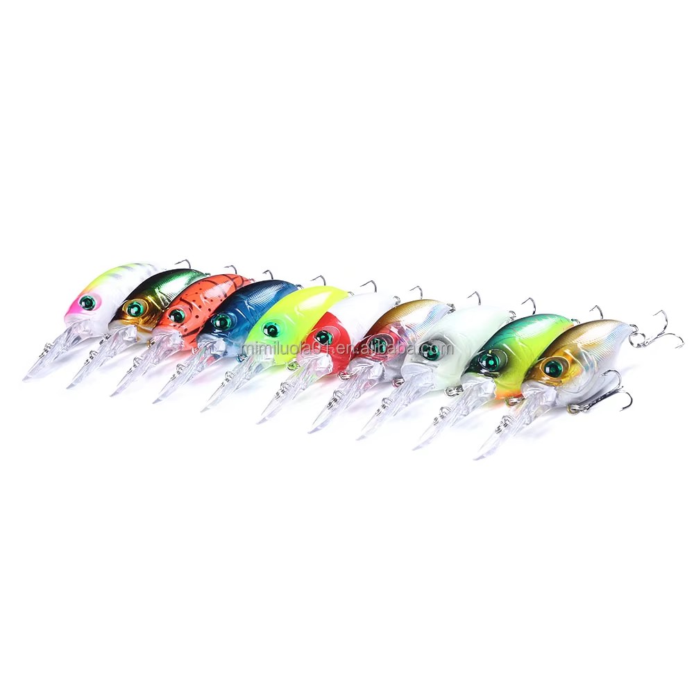 Wholesale CB057 7.5cm 11g Artificial ABS Hard Plastic Crankbaits Fishing Lures