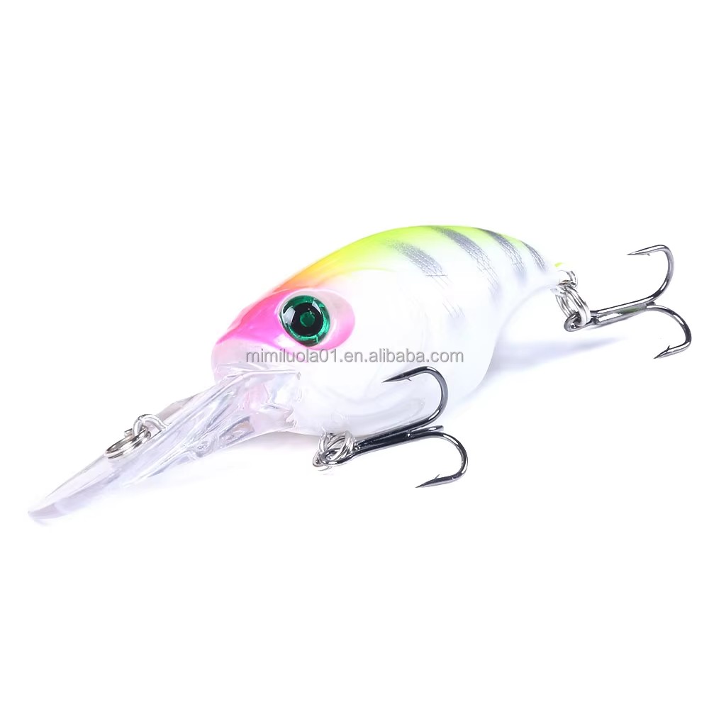 Wholesale CB057 7.5cm 11g Artificial ABS Hard Plastic Crankbaits Fishing Lures