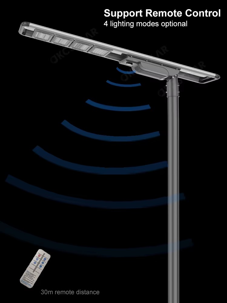 12 Years Factory 100 Watt IP66 Wall Mount Solar Street Light Aluminum Alloy CCTV Camera 3-Year Warranty LED 6000K CE/RoHS Passed