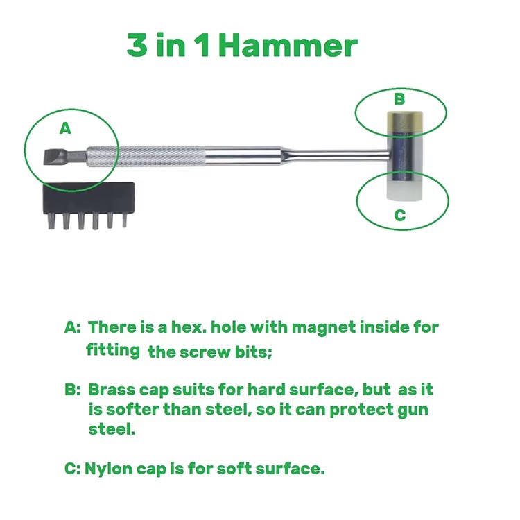 Gunsmith Punch Tools for Gunsmithing Maintenance