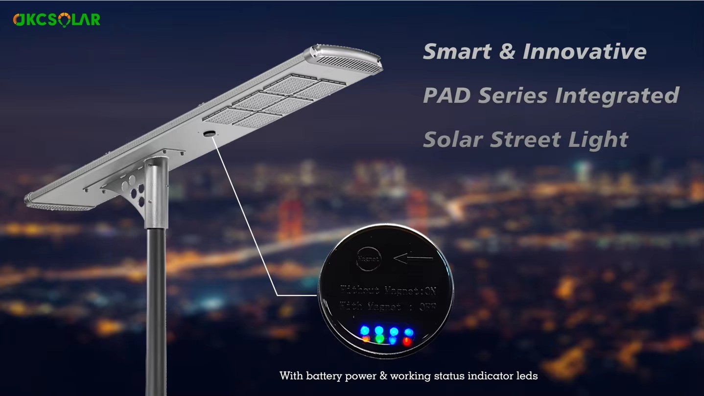 Motion Sensor Light Outdoor 120W Integrated Solar Street Light All-in-one IP65 Waterproof Solar Street Lamp with LiFePO4 Battery