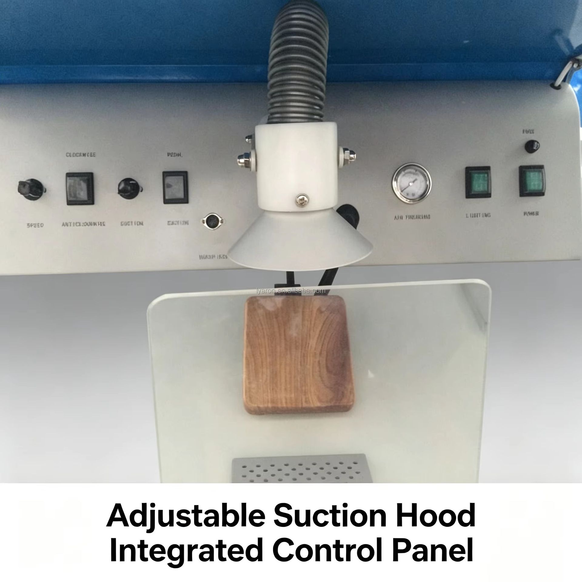 Dental Lab Workstation Dual-suction Dust-free for Dental Technician Polishing Work