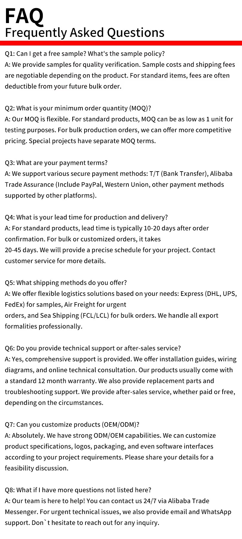 Product detail