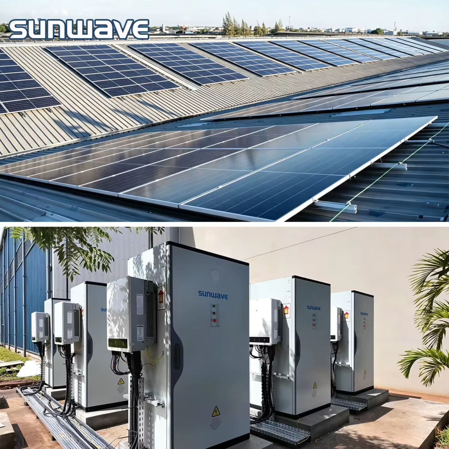 Deye Battery Energy Storage System 100kW 125kW 200kWh BESS Commercial Hybrid Inverter LiFePO4 Solar PV Cabinet
