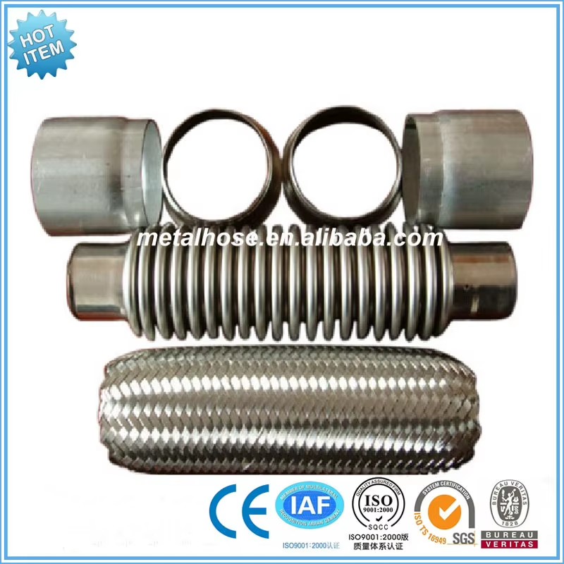 DIN 0.2 2 MM XC Stainless Steel Galvanized Flexible Exhaust Pipe 6M Automotive Exhaust Hose for Generators Cutting Welding