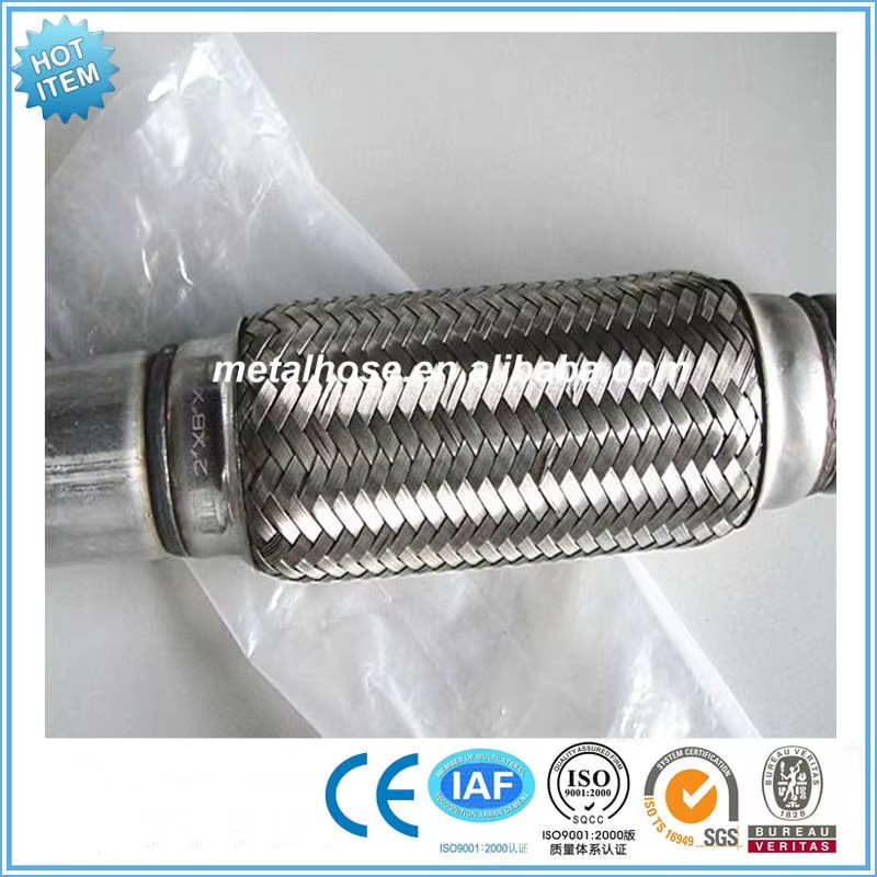 DIN 0.2 2 MM XC Stainless Steel Galvanized Flexible Exhaust Pipe 6M Automotive Exhaust Hose for Generators Cutting Welding