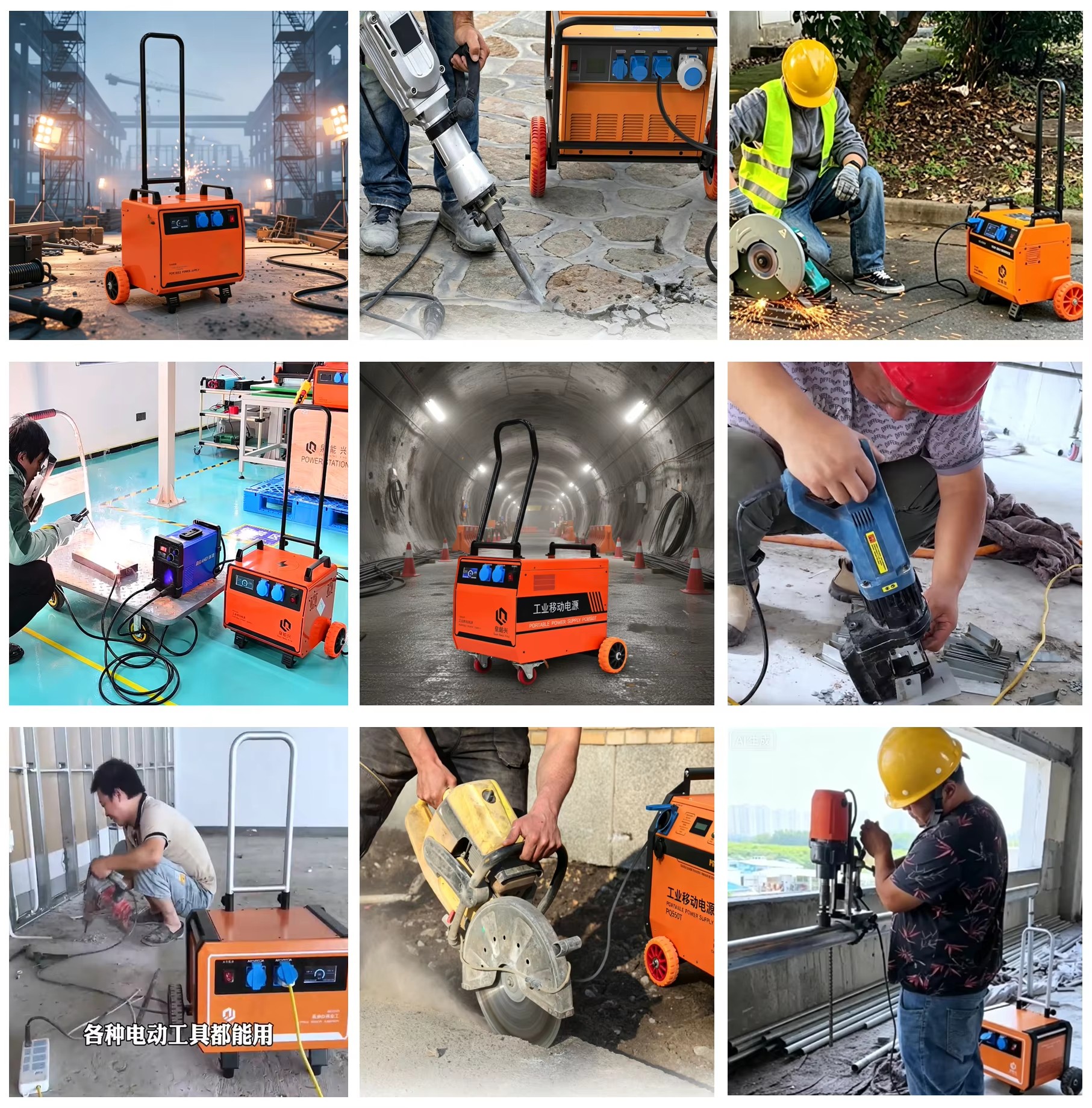 Power Station Portable 3600W Ternary Lithium Battery Industrial Generator 220V